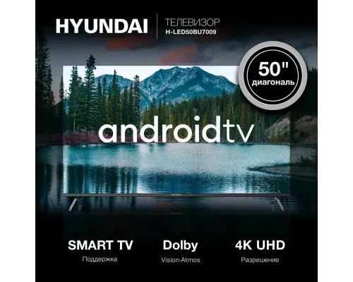 Телевизор Hyundai H-LED50BU7009 черный
