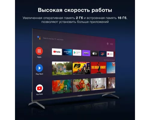 Телевизор Hyundai H-LED55BU7009 черный