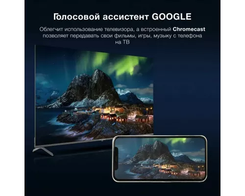 Телевизор Hyundai H-LED65BU7009 черный