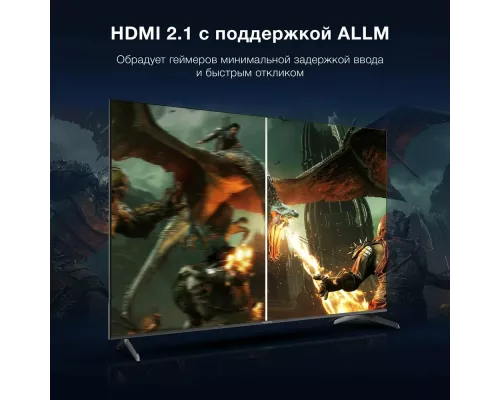 Телевизор Hyundai H-LED75BU7009 черный