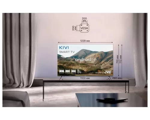 Телевизор KIVI 55U740LB черный