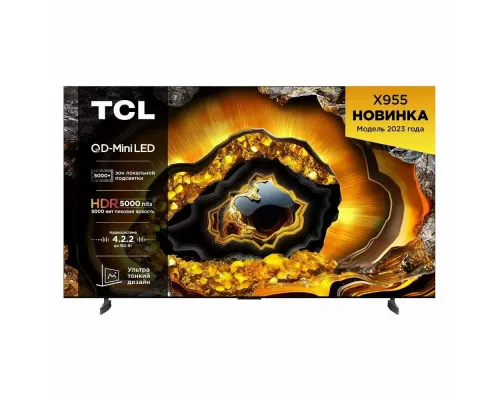 Телевизор TCL 98X955 черный