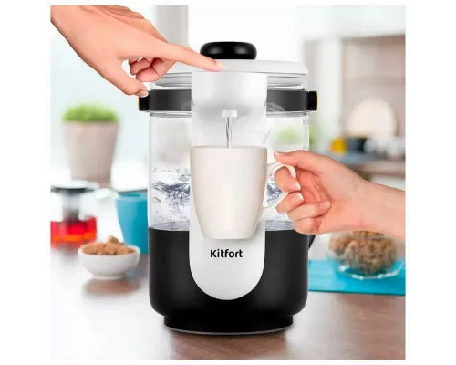 Термопот Kitfort КТ-2521 черный/белый