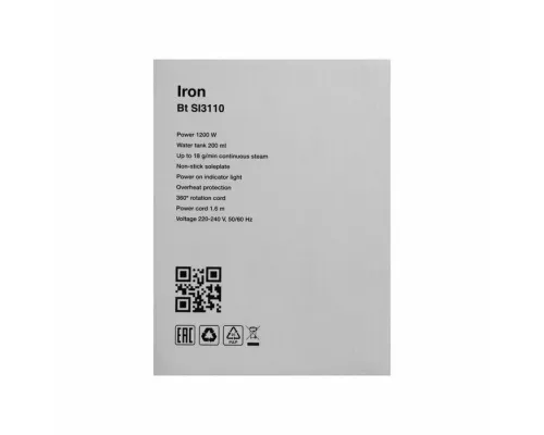 Утюг Blackton Bt SI3110 белый-зеленый
