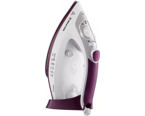 Утюг BRAYER BR4009 белый/фиолетовый