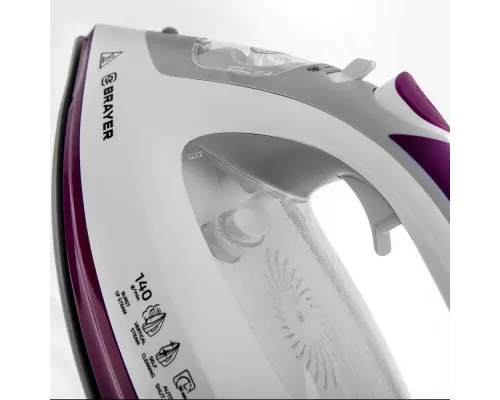 Утюг BRAYER BR4009 белый/фиолетовый