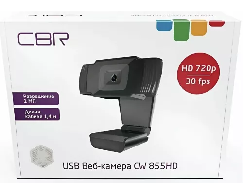 Веб камера CBR CW 855HD Black