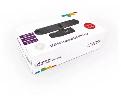 Веб камера CBR CW 870FHD Black