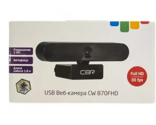Веб камера CBR CW 870FHD Black