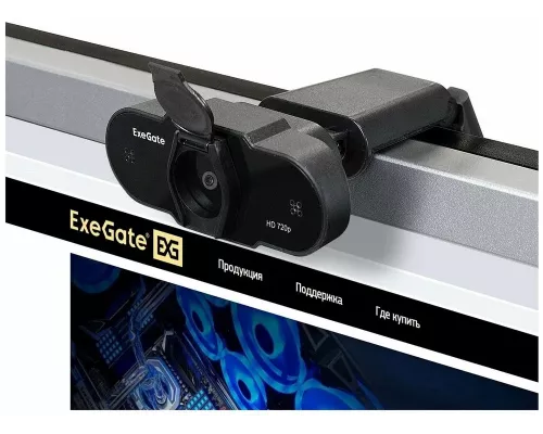 Веб камера ExeGate BlackView C525 HD Tripod EX287386RUS