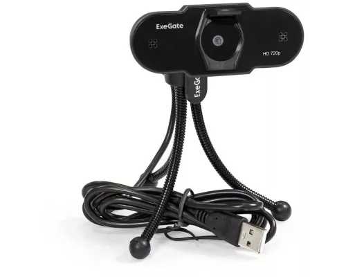 Веб камера ExeGate BlackView C525 HD Tripod EX287386RUS