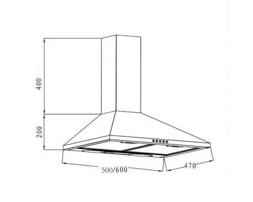 Вытяжка MACBI DMV50 white