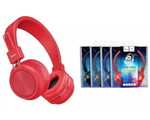 Беспроводные наушники HOCO W25 Promisel red