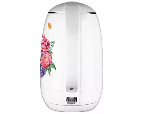 Чайник BQ KT1702P белый-цветы