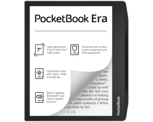 Электронная книга PocketBook 700 ERA 16Gb Stardust Silver (PB700-U-16-WW)