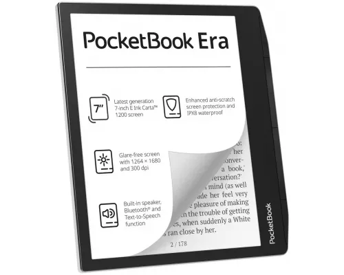 Электронная книга PocketBook 700 ERA 16Gb Stardust Silver (PB700-U-16-WW)