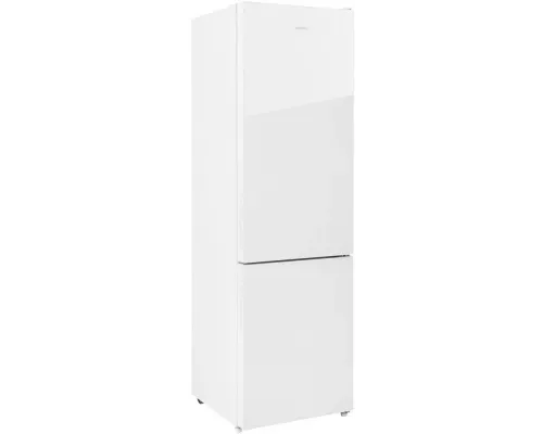 Холодильник HIBERG RFC-400DX NFGW белое стекло