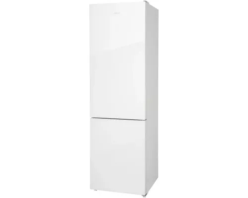 Холодильник HIBERG RFC-400DX NFGW белое стекло