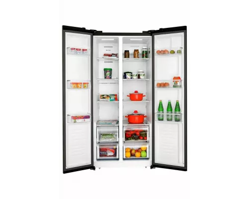 Холодильник HIBERG RFS-480DX NFB графитовый черный