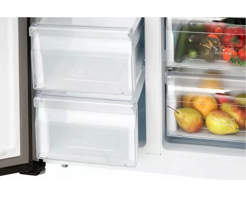 Холодильник HIBERG RFS-480DX NFB графитовый черный