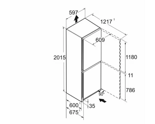 Холодильник Liebherr CNsfc 574i-22 001 серебристый