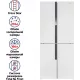 Холодильник MAUNFELD MFF181NFW белый глянец