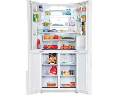 Холодильник MAUNFELD MFF181NFW белый глянец