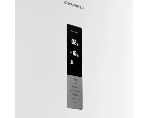 Холодильник MAUNFELD MFF200NFW10 Inverter белый