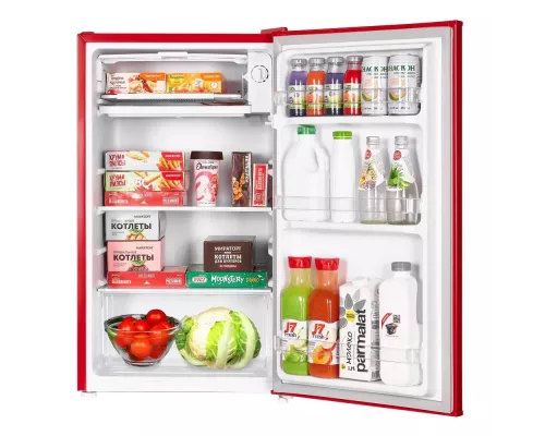 Холодильник MAUNFELD MFF83RR красный