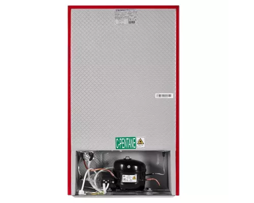 Холодильник MAUNFELD MFF83RR красный