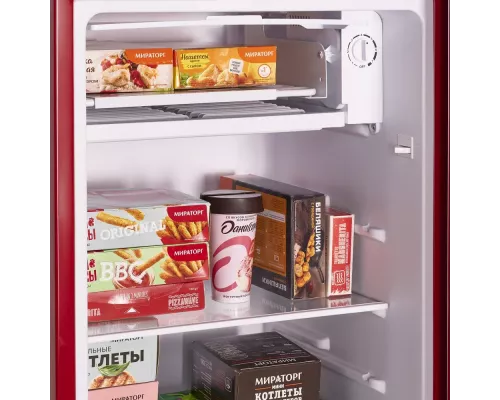 Холодильник MAUNFELD MFF83RR красный