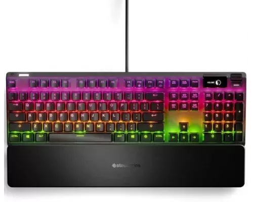 Игровая клавиатура STEELSERIES Apex 7 Red Switch Ru механическая черный