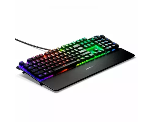 Игровая клавиатура STEELSERIES Apex 7 Red Switch Ru механическая черный