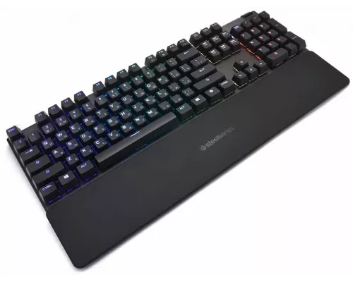 Игровая клавиатура STEELSERIES Apex 7 Red Switch Ru механическая черный