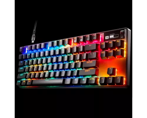 Игровая клавиатура STEELSERIES Apex Pro TKL (2023) механическая черный (64856)