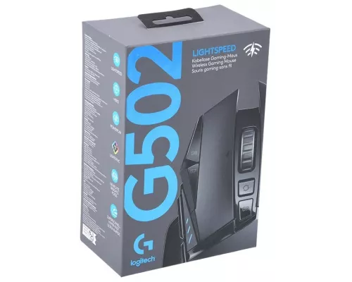 Игровая мышь Logitech G502 Lightspeed черный
