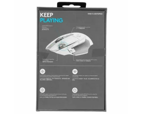 Игровая мышь Logitech G502 X Lightspeed белый