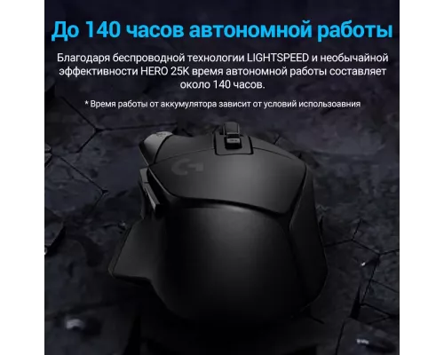 Игровая мышь Logitech G502 X Lightspeed черный