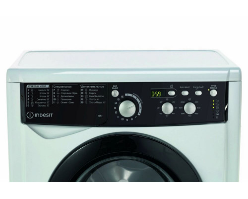 Стиральная машина INDESIT EWUD 4105 BK CIS белый/черный