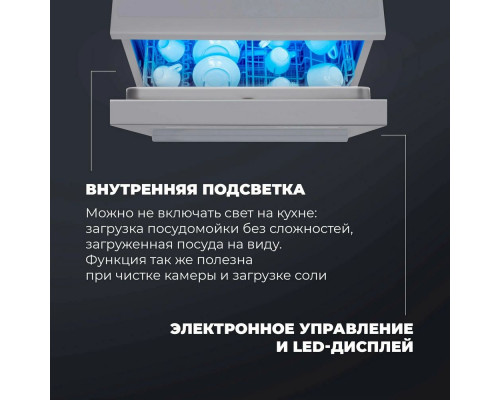 Посудомоечная машина DELONGHI DDWS 09F Citrino