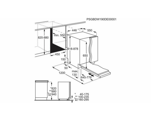 Встраиваемая посудомоечная машина ELECTROLUX EEA71210L