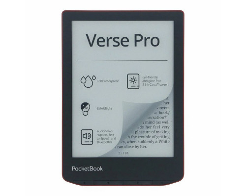 Электронная книга PocketBook 634 Verse Pro Passion Red (PB634-3-WW)