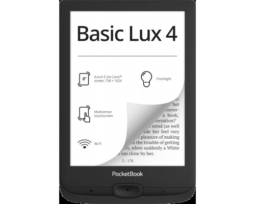 Электронная книга PocketBook 618 Basic Lux Ink Black (PB618-P-WW)