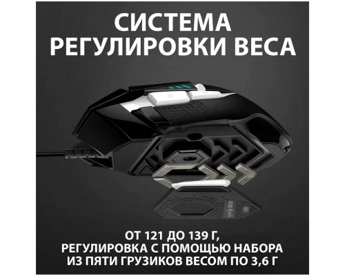 Игровая мышь Logitech G502 SE HERO черный/белый Игровая мышь Logitech G502 SE HERO черный/белый