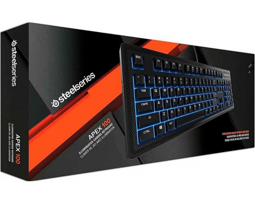 Игровая клавиатура STEELSERIES Apex 100 черный (SS64435)