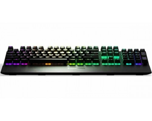 Игровая клавиатура STEELSERIES Apex 7 Red Switch Ru механическая черный 