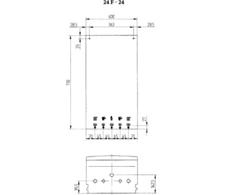 Газовый котел BAXI ECO FOUR 24 F