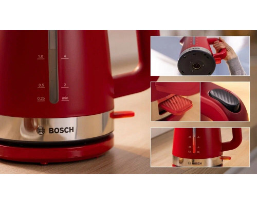 Чайник BOSCH TWK4M224 красный