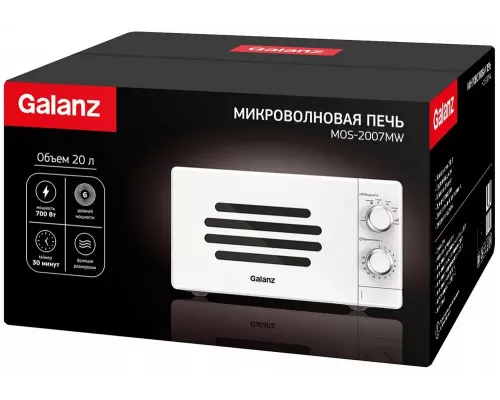 Микроволновая печь Galanz MOS-2007MW
