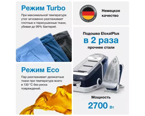 Парогенератор Braun IS 7282 BL
